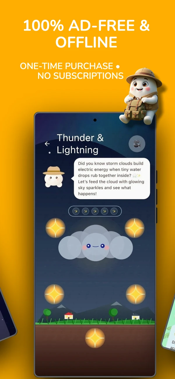 100% Ad-Free and offline science learning with no subscriptions